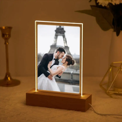 Personalized 3D Night Light Custom Photo And Text - 7 Color - 3D Lamp Gifts