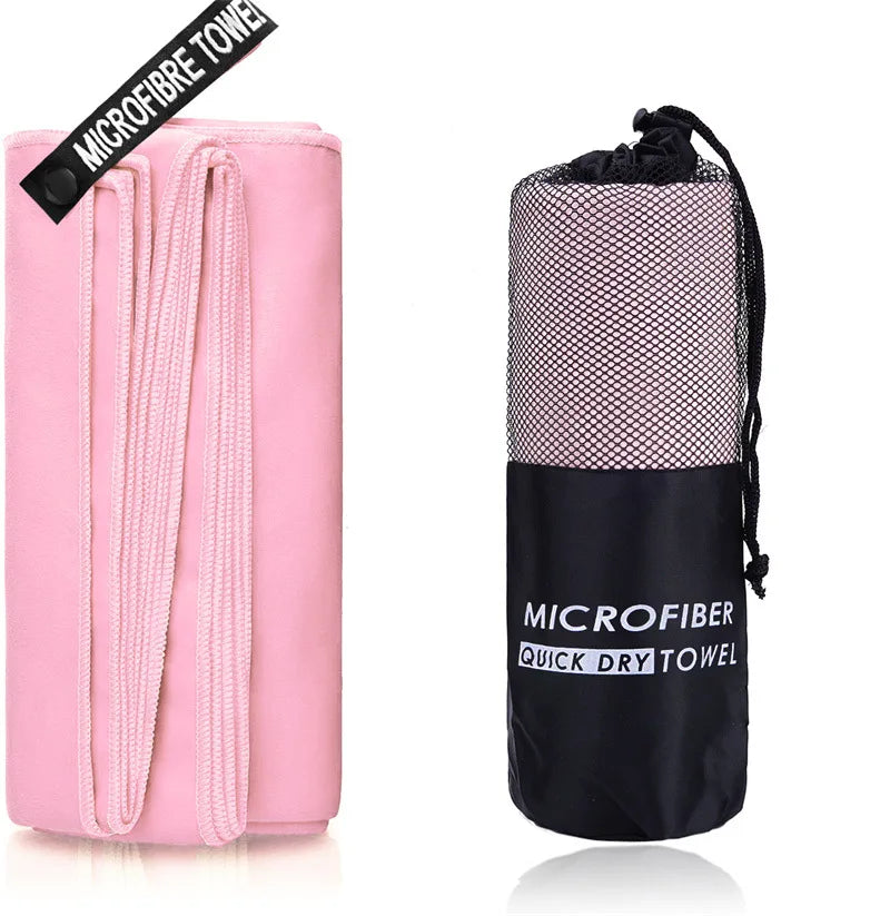 Quick-Drying Micro Fiber Sports Towel - 40"x80" - Swimming, Gym, Fitness, Camping, Running, Beach, Etc.