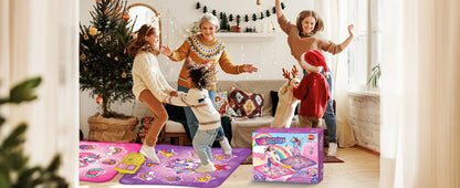 Unicorn Dance Mat x2 For Girls - A 9-Level Dancing Game - Indoor Or Outdoor Music Play Mat